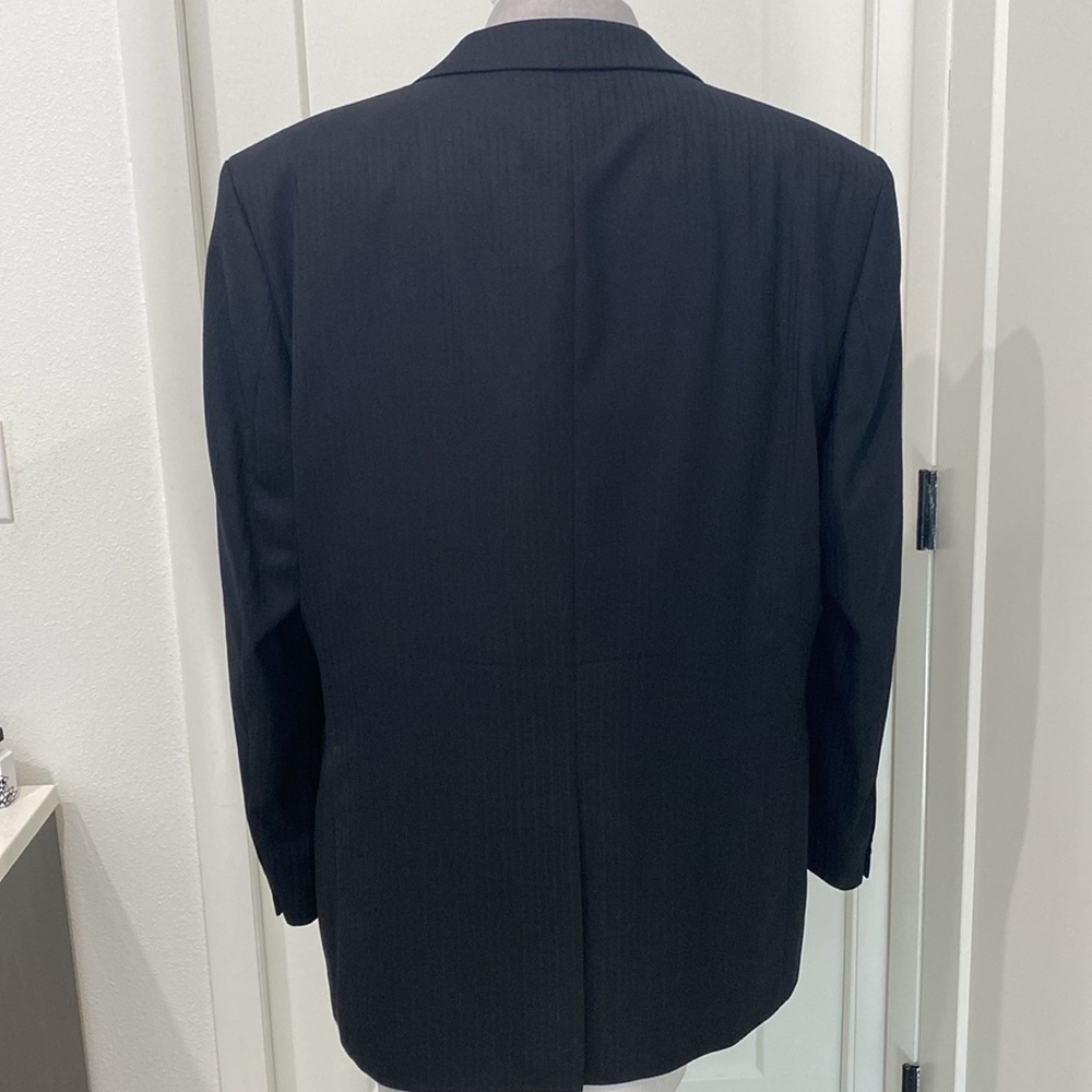 NWT Alexandre London Pure Wool Navy Blazer / Sports Coat |Size 46 Regular - Picture 4 of 15
